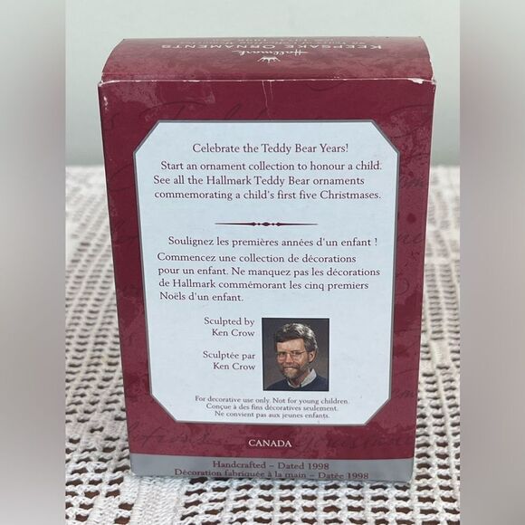 Hallmark Keepsake Child’s Age Collection Fourth Christmas Bear Ornament 1994 - Picture 3 of 10